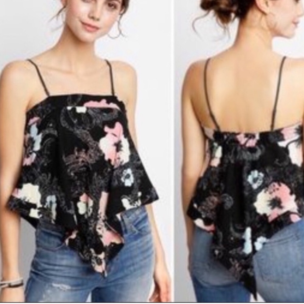 Free People Get Your Love Bandana Top Small